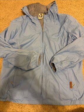 Light Blue Women's Hooded Jacket